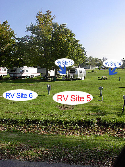 RV site 5 and 6 -  Sunset RV Park