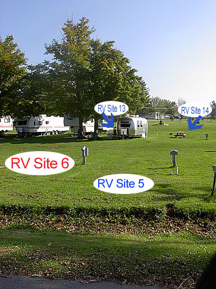RV site 5 and 6 -  Sunset RV Park